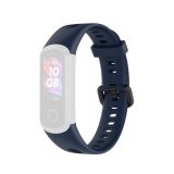 For Huawei Honor Band 5i / Band 4 Metal Buckle Silicone Strap