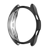 For Samsung Galaxy Watch 3 45mm Electroplating Hollow Half-pack TPU Protective Case(Black)