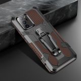 For Samsung Galaxy Note 20 Ultra Machine Armor Warrior Shockproof PC + TPU Protective Case(Coffee)