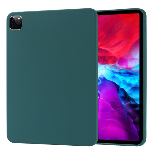 For iPad Pro 11 (2020) Liquid Silicone Shockproof Full Coverage Case(Green)