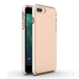 For iPhone 8 Plus & 7 Plus TPU Double-color Shockproof Protective Case(White)