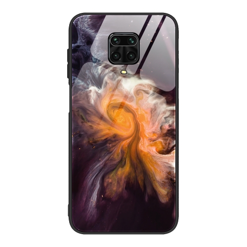 For Xiaomi Redmi Note 9S / Note 9 Pro Marble Pattern Glass Protective Case(DL01)