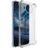 For Nokia 8.3 5G IMAK All-inclusive Shockproof Airbag TPU Case with Screen Protector(Transparent)