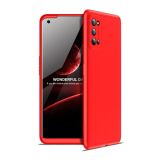 For OPPO Realme 7 Pro GKK Three Stage Splicing Full Coverage PC Protective Case(Red)