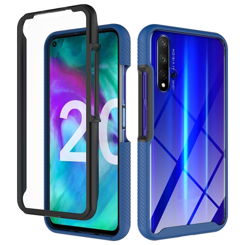 For Huawei Honor 20 / nova 5T Starry Sky Solid Color Series Shockproof PC + TPU Protective Case(Navy Blue)