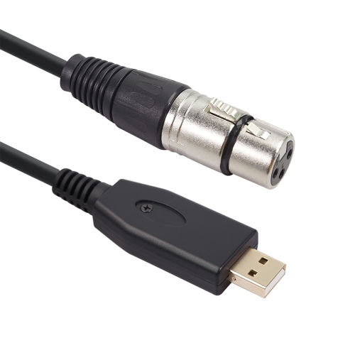 US18 USB to XLR Female Microphone Recording Cable