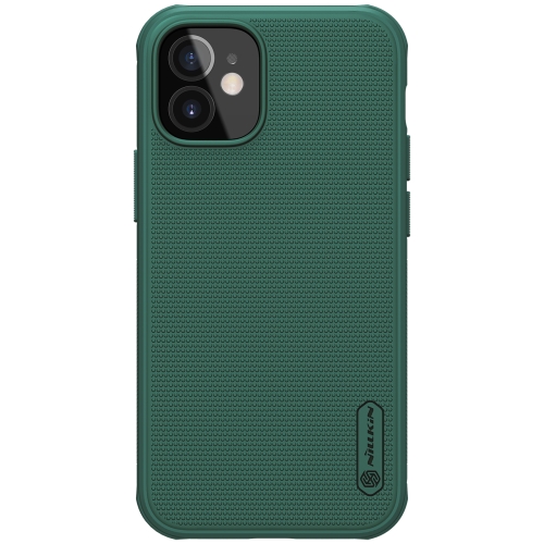 NILLKIN Super Frosted Shield Pro PC + TPU Protective Case For iPhone 12 mini(Dark Green)