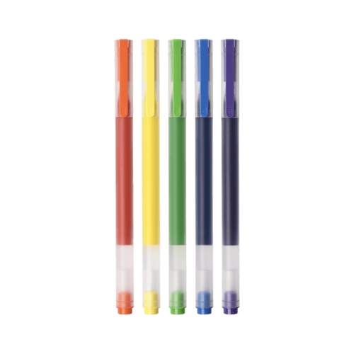 5 PCS Original Xiaomi Giant Can Write Colorful Gel Pen
