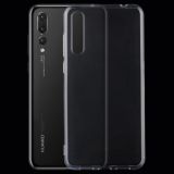 For Huawei  P20 Pro 0.75mm Ultra-thin Transparent TPU Protective Back Cover Case(Transparent)