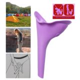 Portable Female Women Urinal Urination Toilet Silicone Urine Pee Device Funnel Camping Travel