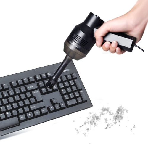 HK-6019A 3.5W Portable USB Powerful Suction Cleaner Computer Keyboard Brush Nozzle Dust Collector Handheld Sucker Clean Kit for Cleaning Laptop PC / Pets