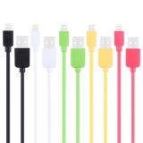 5 PCS Colors HAWEEL 1m High Speed 8 pin to USB Sync and Charging Cable Kit