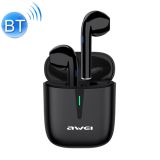 awei T21 Bluetooth V5.0 Ture Wireless Sports TWS Headset with Charging Case (Black)