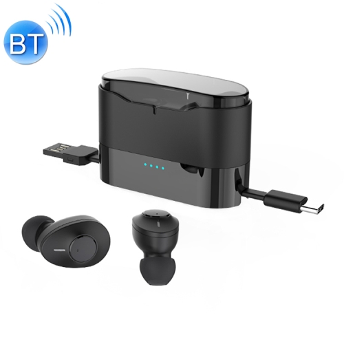 Acer AHR013 Bluetooth 5.0 Emergency Charging TWS Wireless Bluetooth Earphone(Black)