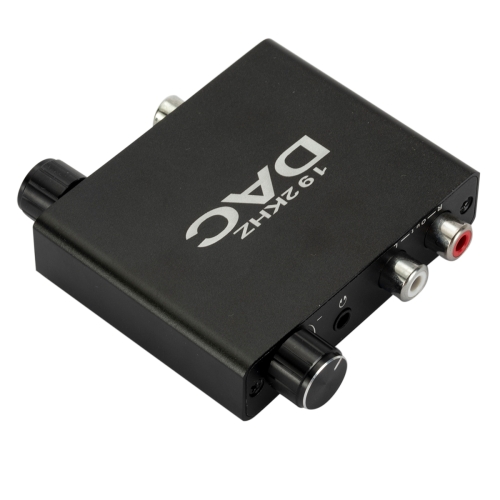 YP025 192KHz SPDIF / Optical / Toslink / Coaxial to 3.5mm and RCA DAC Tuning Digital-analog Converter