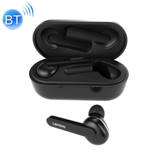 Original Lenovo HT28 IPX4 Waterproof TWS In-Ear Bluetooth 5.0 Earphone(Black)