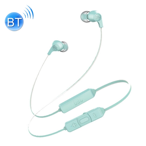 JBL T120BT Bluetooth 4.2 Magnetic Neck-mounted Sport Wireless Bluetooth Earphone with microphone (Green)