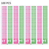 100 PCS Dry-Wet Wipes Screen Protectors Accessories Alcohol for Pad Mobile Phone Watch Screen Cleaning Cloth