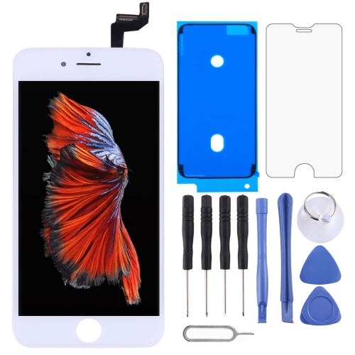 LCD Screen and Digitizer Full Assembly with Frame for iPhone 6s(White)