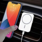 X16 Magsafe Car Air Outlet Vent Mount Clamp Holder 15W Fast Charging Qi Magnetic Wireless Charger For iPhone 12 Series