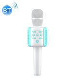 WK D23 3.5mm Interface Wireless Microphone Palm KTV Live K Song Bao Bluetooth Speaker Phone Microphone (Blue)