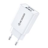 WK WP-U119 10W Dual USB Ports Travel Charger Power Adapter