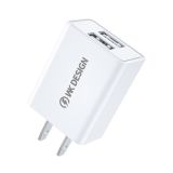 WK WP-U119 10W Dual USB Ports Travel Charger Power Adapter