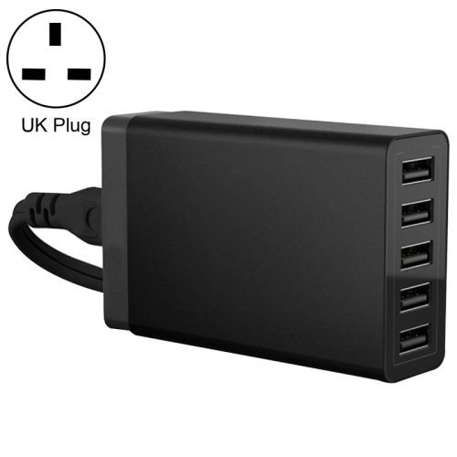 XBX09 40W 5V 8A 5 USB Ports Quick Charger Travel Charger