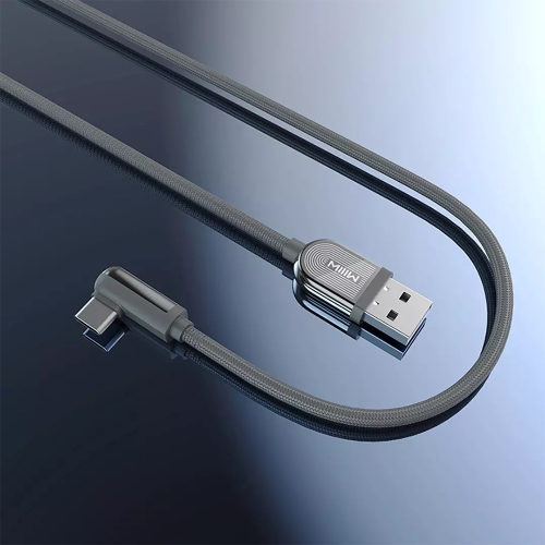 Original Xiaomi Youpin MIIIW MWPY03 3A Max USB to USB-C / Type-C QC3.0 Elbow Data Sync Charging Cable AC150