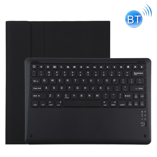 T129 Detachable Bluetooth Black Keyboard Microfiber Leather Protective Case for iPad Pro 12.9 inch (2020)