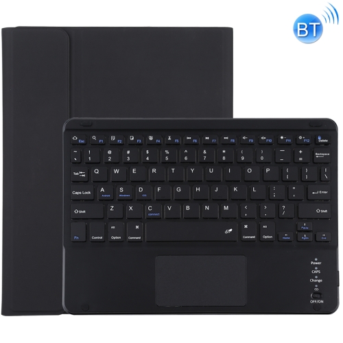 TG-102BC Detachable Bluetooth Black Keyboard + Microfiber Leather Protective Case for iPad 10.2 inch / iPad Air (2019)