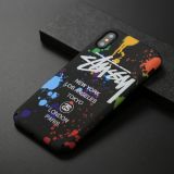 For   iPhone X / XS   Paint Pattern Luminous Protective Back Cover Case