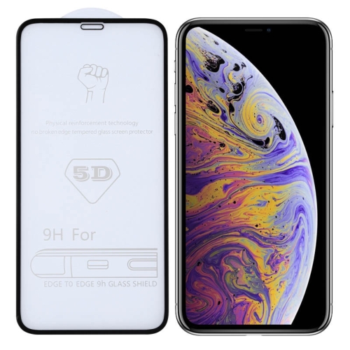 9H 5D Full Glue Full Screen Tempered Glass Film for iPhone XS Max/XSI Max (2019)