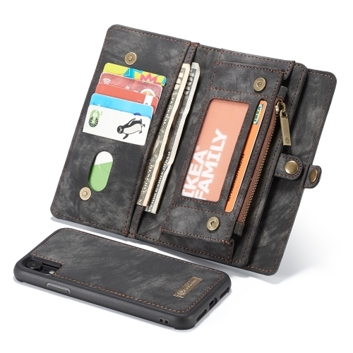 CaseMe Detachable Multifunctional Horizontal Flip Leather Case for iPhone XR