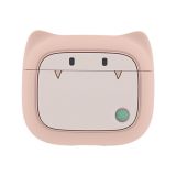 Original Xiaomi Youpin Cartoon Cat Shaped Silicone Earphone Protective Case for ZMI PurPods Pro (Pink)