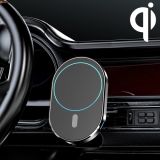JJT-968 15W Max Output Magnetic Car Air Outlet Bracket Wireless Charger(Black)