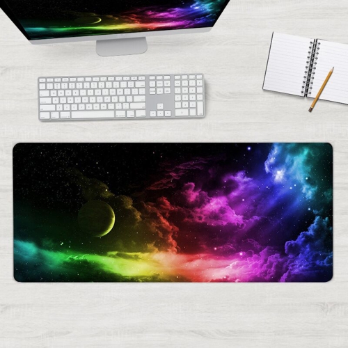 Extended Large Anti-Slip Soft Rubber Smooth Cloth Surface Game Mouse Pad Keyboard Mat