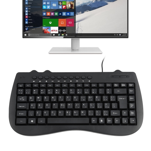 KB-301B Multimedia Notebook Mini Wired Keyboard