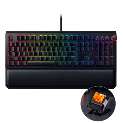 Razer BlackWidow Elite RGB Lighting Wired Mechanical Keyboard (Orange Shaft)