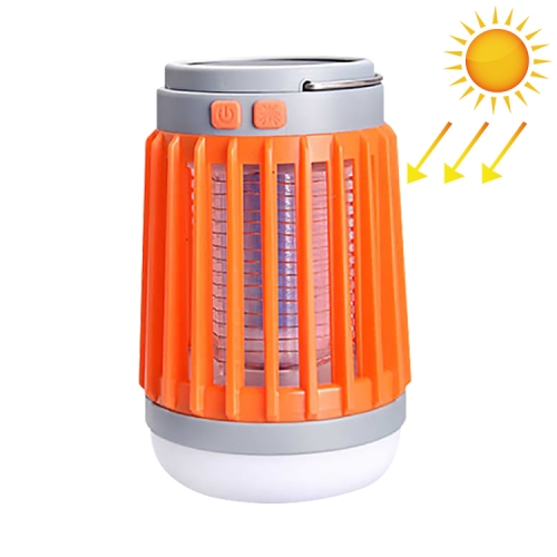 LED Multifunctional Solar Portable Round Mosquito Killer Camping Lamp for Garden / Home / Driveway / Stairs / Outside Wall