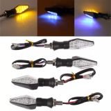 4 PCS DC 12V Motorcycle Front 9-LED + Back 3-LED Turn Signal Indicators Blinker Light