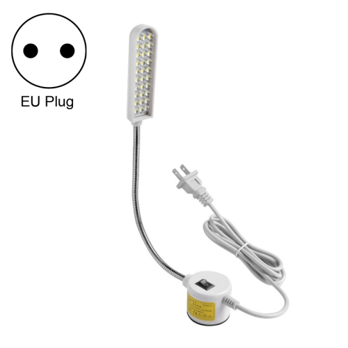 LED Sewing Machine Lamp Highlight Magnet Working Energy-saving Lamp 30 Lamp Beads(EU Plug)