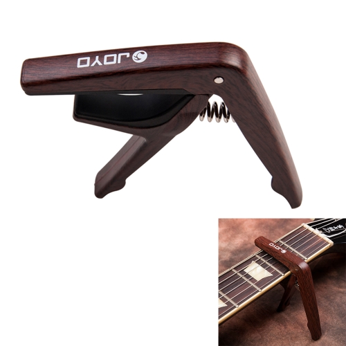 JOYO JCP-01 Guitar Capo Plastic Steel Lightweight Ukulele Capo (Brown)