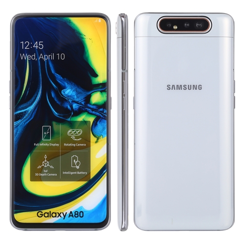 Original Color Screen Non-Working Fake Dummy Display Model for Galaxy A80(White)