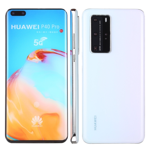 Color Screen Non-Working Fake Dummy Display Model for Huawei P40 Pro 5G(White)