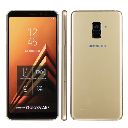 For Galaxy A8+ Color Screen Non-Working Fake Dummy Display Model(Gold)