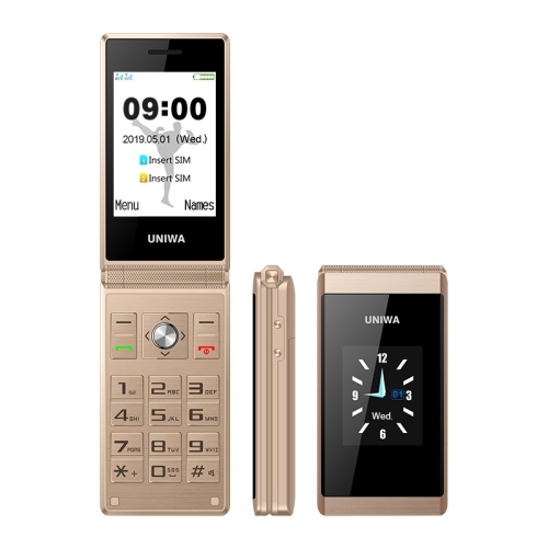 UNIWA X28 Dual-screen Flip Phone