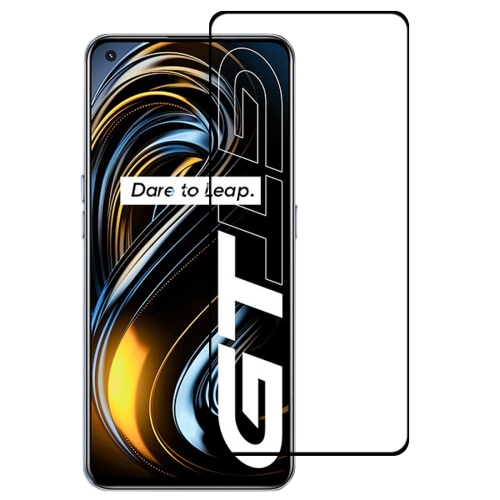 For OPPO Realme GT 5G Full Glue Full Cover Screen Protector Tempered Glass Film