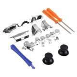 Full Set Game Controller Handle Small Fittings with Screwdriver for Xbox One ELITE (Silver)