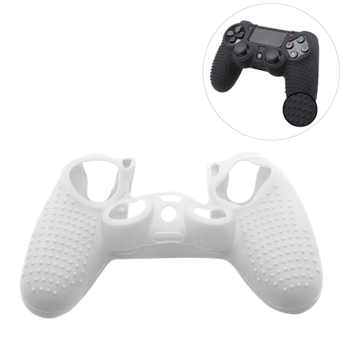 Non-slip Silicone Protective Case for Sony PS4 (White)